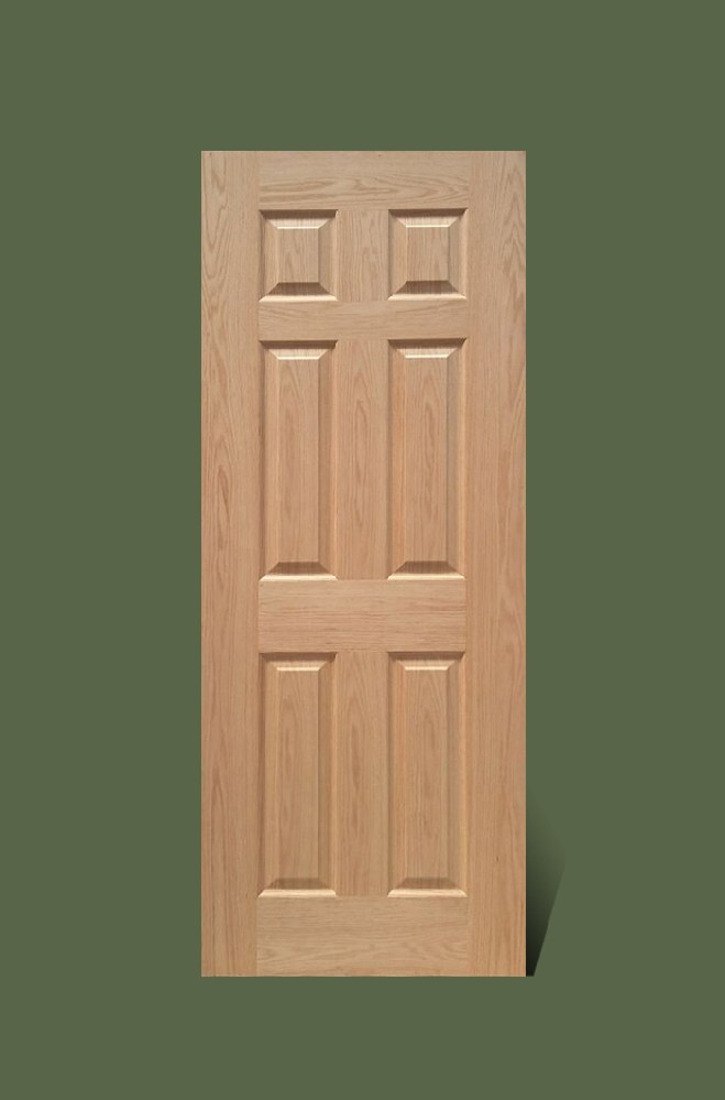 HMD-01 6 Panel veneer moulded door